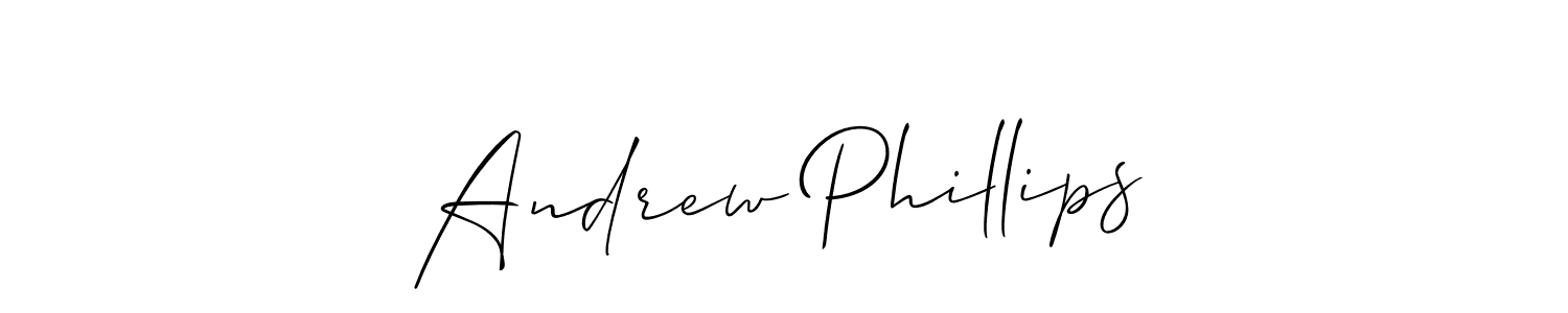 Once you've used our free online signature maker to create your best signature Allison_Script style, it's time to enjoy all of the benefits that Andrew Phillips name signing documents. Andrew Phillips signature style 2 images and pictures png