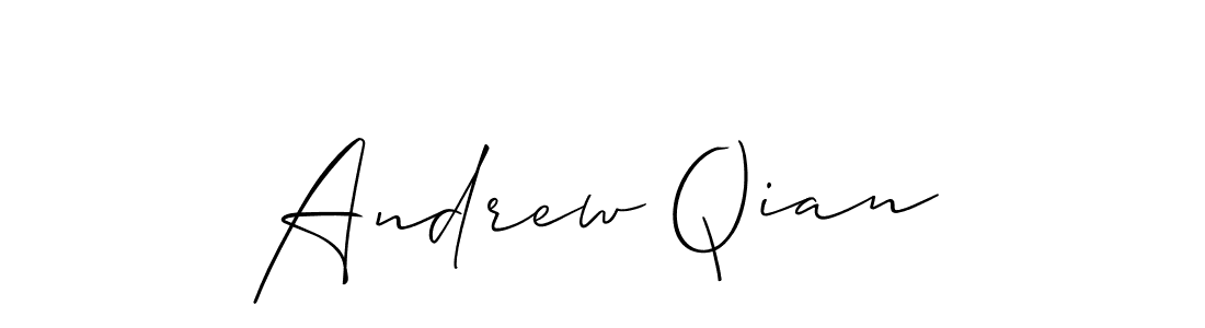 Best and Professional Signature Style for Andrew Qian. Allison_Script Best Signature Style Collection. Andrew Qian signature style 2 images and pictures png