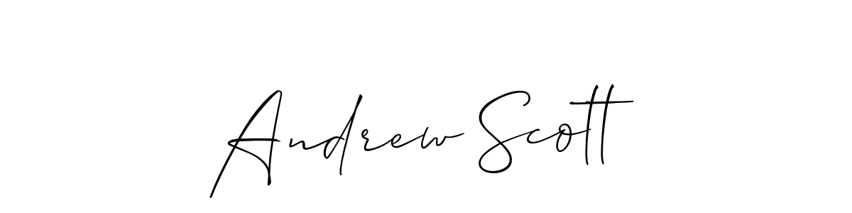 Andrew Scott stylish signature style. Best Handwritten Sign (Allison_Script) for my name. Handwritten Signature Collection Ideas for my name Andrew Scott. Andrew Scott signature style 2 images and pictures png