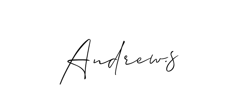 Here are the top 10 professional signature styles for the name Andrew.s. These are the best autograph styles you can use for your name. Andrew.s signature style 2 images and pictures png