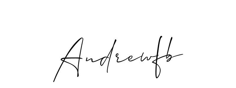 Once you've used our free online signature maker to create your best signature Allison_Script style, it's time to enjoy all of the benefits that Andrewfb name signing documents. Andrewfb signature style 2 images and pictures png