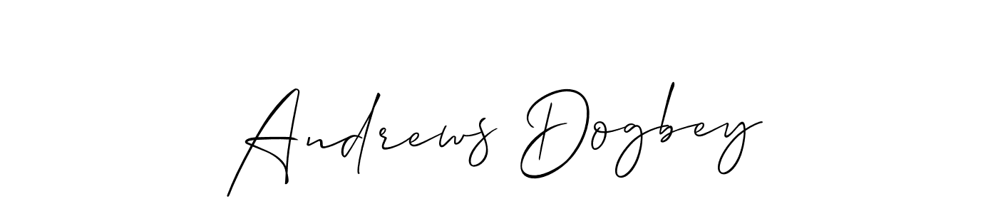 Make a beautiful signature design for name Andrews Dogbey. Use this online signature maker to create a handwritten signature for free. Andrews Dogbey signature style 2 images and pictures png