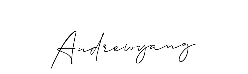 Also You can easily find your signature by using the search form. We will create Andrewyang name handwritten signature images for you free of cost using Allison_Script sign style. Andrewyang signature style 2 images and pictures png