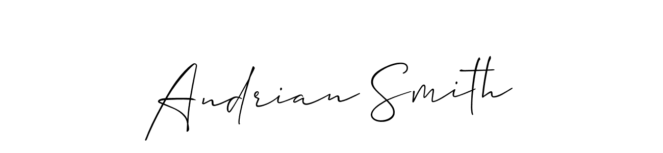 Create a beautiful signature design for name Andrian Smith. With this signature (Allison_Script) fonts, you can make a handwritten signature for free. Andrian Smith signature style 2 images and pictures png