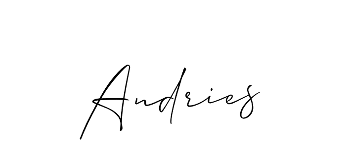 See photos of Andries official signature by Spectra . Check more albums & portfolios. Read reviews & check more about Allison_Script font. Andries signature style 2 images and pictures png