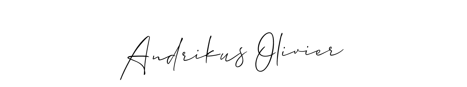 Make a beautiful signature design for name Andrikus Olivier. Use this online signature maker to create a handwritten signature for free. Andrikus Olivier signature style 2 images and pictures png