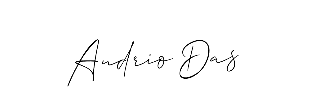 Also You can easily find your signature by using the search form. We will create Andrio Das name handwritten signature images for you free of cost using Allison_Script sign style. Andrio Das signature style 2 images and pictures png