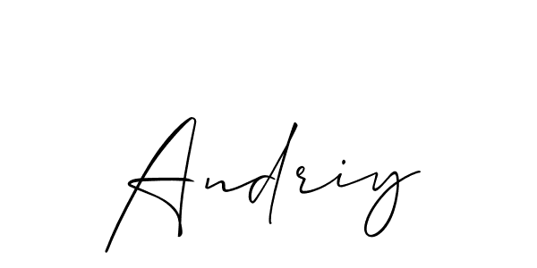 Make a beautiful signature design for name Andriy. Use this online signature maker to create a handwritten signature for free. Andriy signature style 2 images and pictures png