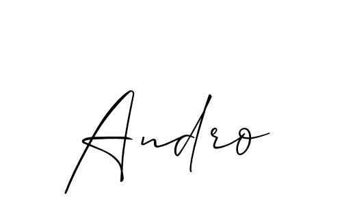 It looks lik you need a new signature style for name Andro. Design unique handwritten (Allison_Script) signature with our free signature maker in just a few clicks. Andro signature style 2 images and pictures png