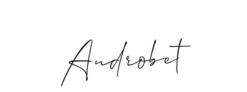 Best and Professional Signature Style for Androbet. Allison_Script Best Signature Style Collection. Androbet signature style 2 images and pictures png