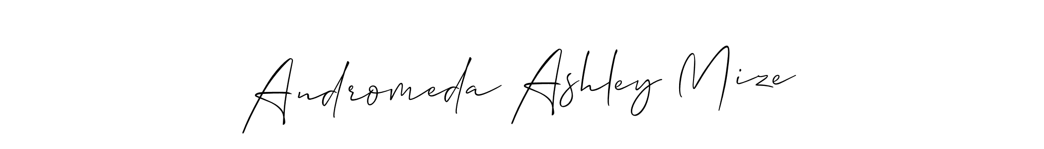 Here are the top 10 professional signature styles for the name Andromeda Ashley Mize. These are the best autograph styles you can use for your name. Andromeda Ashley Mize signature style 2 images and pictures png