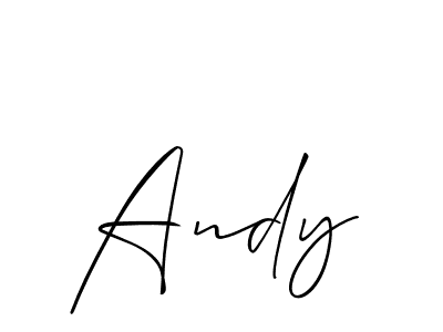 Also we have Andy name is the best signature style. Create professional handwritten signature collection using Allison_Script autograph style. Andy signature style 2 images and pictures png