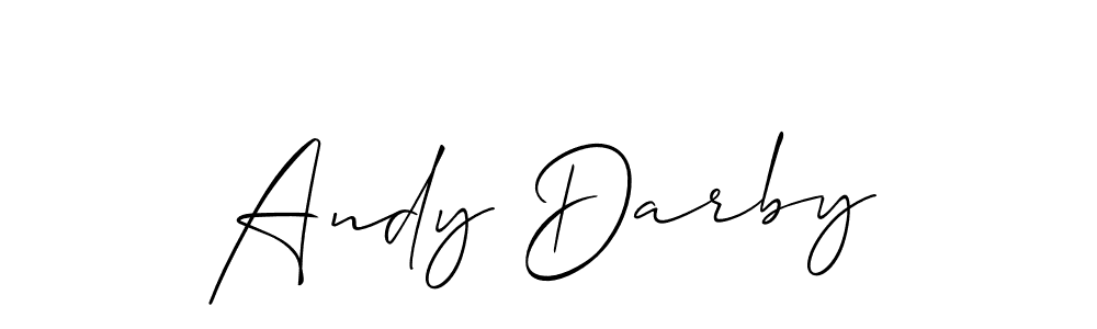 It looks lik you need a new signature style for name Andy Darby. Design unique handwritten (Allison_Script) signature with our free signature maker in just a few clicks. Andy Darby signature style 2 images and pictures png