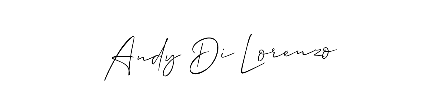 Make a short Andy Di Lorenzo signature style. Manage your documents anywhere anytime using Allison_Script. Create and add eSignatures, submit forms, share and send files easily. Andy Di Lorenzo signature style 2 images and pictures png