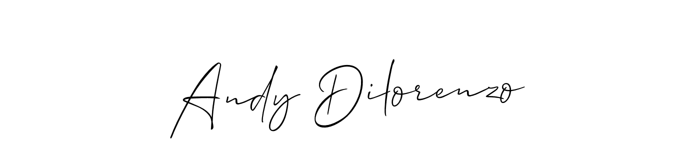 How to make Andy Dilorenzo signature? Allison_Script is a professional autograph style. Create handwritten signature for Andy Dilorenzo name. Andy Dilorenzo signature style 2 images and pictures png