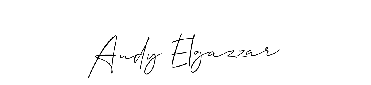 Also we have Andy Elgazzar name is the best signature style. Create professional handwritten signature collection using Allison_Script autograph style. Andy Elgazzar signature style 2 images and pictures png