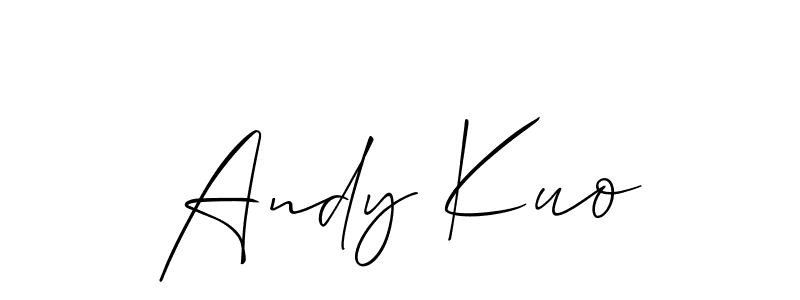 You can use this online signature creator to create a handwritten signature for the name Andy Kuo. This is the best online autograph maker. Andy Kuo signature style 2 images and pictures png
