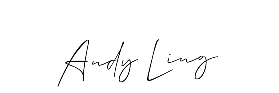 Make a beautiful signature design for name Andy Ling. Use this online signature maker to create a handwritten signature for free. Andy Ling signature style 2 images and pictures png