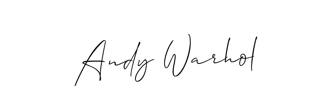 Make a beautiful signature design for name Andy Warhol. With this signature (Allison_Script) style, you can create a handwritten signature for free. Andy Warhol signature style 2 images and pictures png