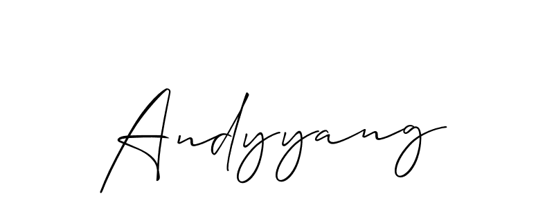 Similarly Allison_Script is the best handwritten signature design. Signature creator online .You can use it as an online autograph creator for name Andyyang. Andyyang signature style 2 images and pictures png