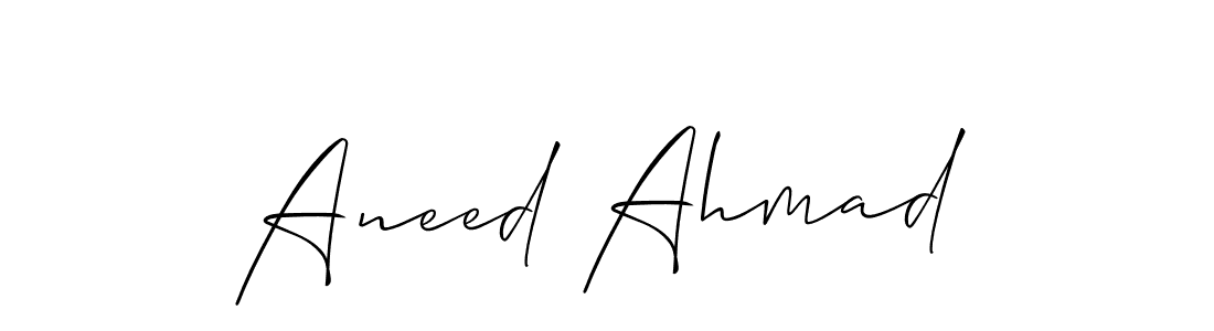 Once you've used our free online signature maker to create your best signature Allison_Script style, it's time to enjoy all of the benefits that Aneed Ahmad name signing documents. Aneed Ahmad signature style 2 images and pictures png