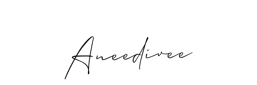 Best and Professional Signature Style for Aneedivee. Allison_Script Best Signature Style Collection. Aneedivee signature style 2 images and pictures png
