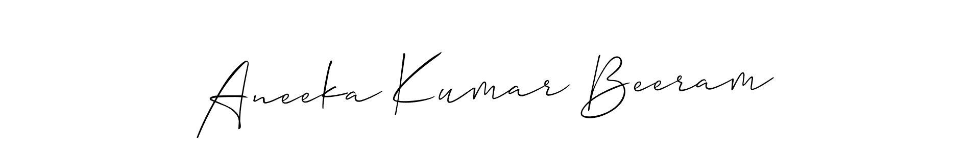 See photos of Aneeka Kumar Beeram official signature by Spectra . Check more albums & portfolios. Read reviews & check more about Allison_Script font. Aneeka Kumar Beeram signature style 2 images and pictures png