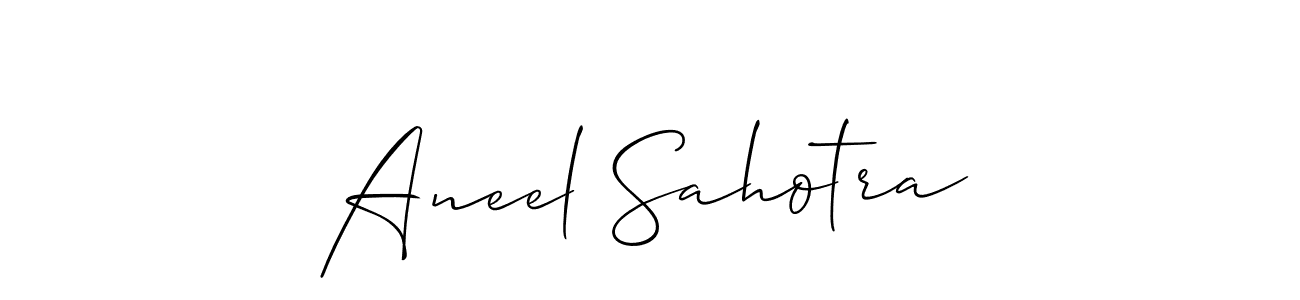 Once you've used our free online signature maker to create your best signature Allison_Script style, it's time to enjoy all of the benefits that Aneel Sahotra name signing documents. Aneel Sahotra signature style 2 images and pictures png