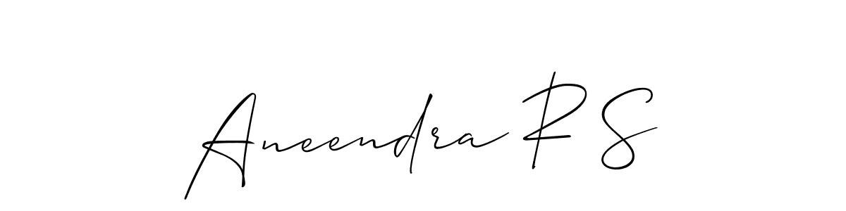 Once you've used our free online signature maker to create your best signature Allison_Script style, it's time to enjoy all of the benefits that Aneendra R S name signing documents. Aneendra R S signature style 2 images and pictures png