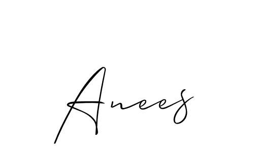 Make a short Anees signature style. Manage your documents anywhere anytime using Allison_Script. Create and add eSignatures, submit forms, share and send files easily. Anees signature style 2 images and pictures png