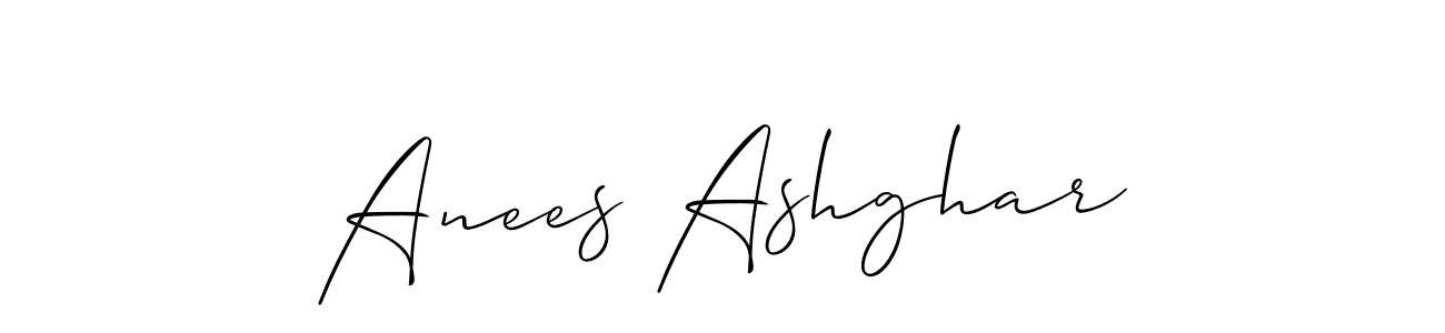 How to make Anees Ashghar signature? Allison_Script is a professional autograph style. Create handwritten signature for Anees Ashghar name. Anees Ashghar signature style 2 images and pictures png