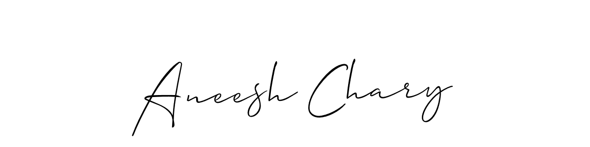 Make a beautiful signature design for name Aneesh Chary. Use this online signature maker to create a handwritten signature for free. Aneesh Chary signature style 2 images and pictures png