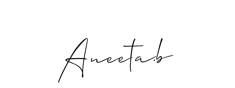 This is the best signature style for the Aneeta.b name. Also you like these signature font (Allison_Script). Mix name signature. Aneeta.b signature style 2 images and pictures png