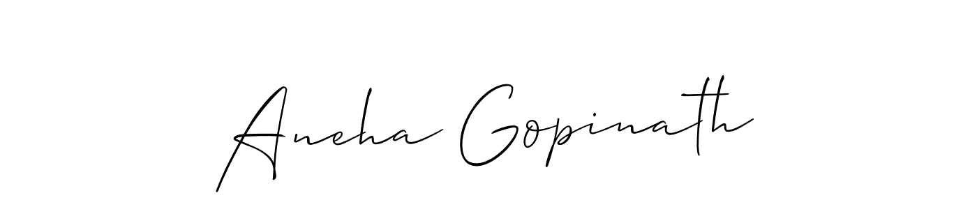 Make a beautiful signature design for name Aneha Gopinath. Use this online signature maker to create a handwritten signature for free. Aneha Gopinath signature style 2 images and pictures png