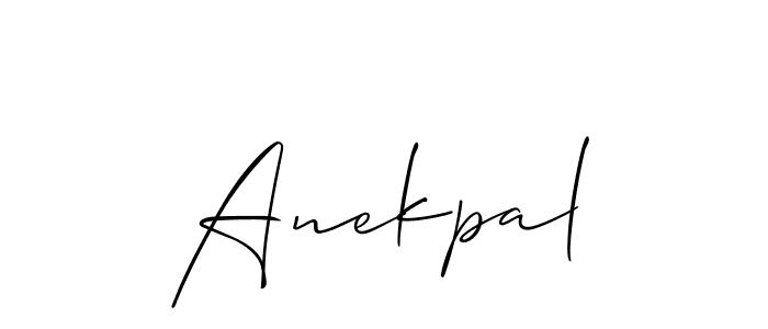 Best and Professional Signature Style for Anekpal. Allison_Script Best Signature Style Collection. Anekpal signature style 2 images and pictures png