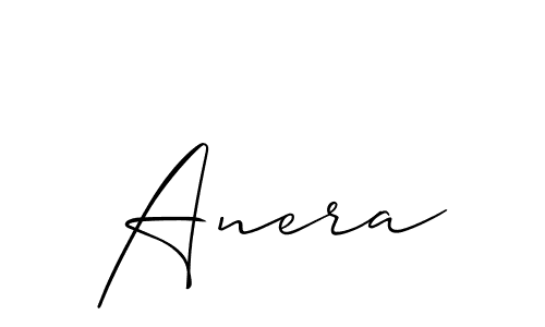 It looks lik you need a new signature style for name Anera. Design unique handwritten (Allison_Script) signature with our free signature maker in just a few clicks. Anera signature style 2 images and pictures png