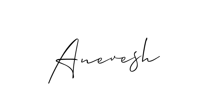 Design your own signature with our free online signature maker. With this signature software, you can create a handwritten (Allison_Script) signature for name Anevesh. Anevesh signature style 2 images and pictures png