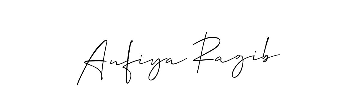 if you are searching for the best signature style for your name Anfiya Ragib. so please give up your signature search. here we have designed multiple signature styles  using Allison_Script. Anfiya Ragib signature style 2 images and pictures png