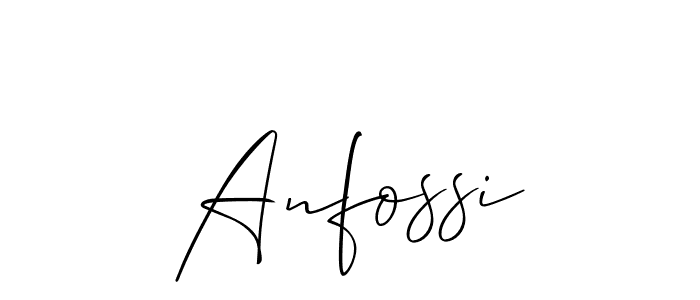 Design your own signature with our free online signature maker. With this signature software, you can create a handwritten (Allison_Script) signature for name Anfossi. Anfossi signature style 2 images and pictures png