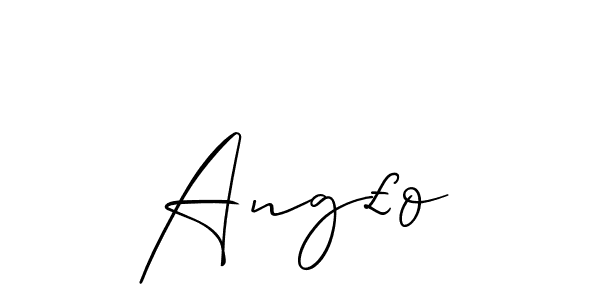 How to Draw Ang£o signature style? Allison_Script is a latest design signature styles for name Ang£o. Ang£o signature style 2 images and pictures png