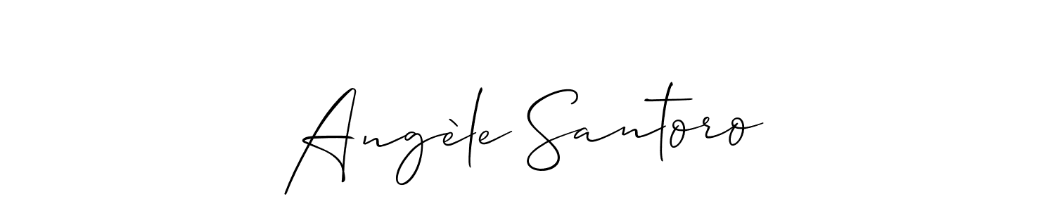 Make a short Angèle Santoro signature style. Manage your documents anywhere anytime using Allison_Script. Create and add eSignatures, submit forms, share and send files easily. Angèle Santoro signature style 2 images and pictures png