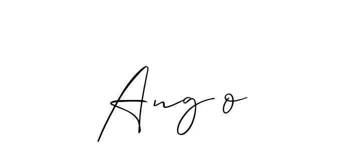 Also You can easily find your signature by using the search form. We will create Ang�o name handwritten signature images for you free of cost using Allison_Script sign style. Ang�o signature style 2 images and pictures png