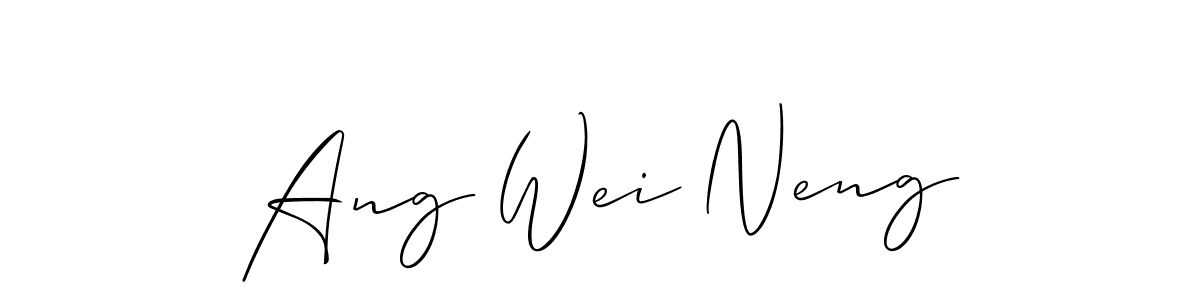 Here are the top 10 professional signature styles for the name Ang Wei Neng. These are the best autograph styles you can use for your name. Ang Wei Neng signature style 2 images and pictures png