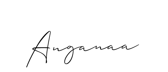 Similarly Allison_Script is the best handwritten signature design. Signature creator online .You can use it as an online autograph creator for name Anganaa. Anganaa signature style 2 images and pictures png