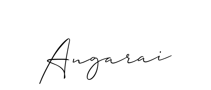 if you are searching for the best signature style for your name Angarai. so please give up your signature search. here we have designed multiple signature styles  using Allison_Script. Angarai signature style 2 images and pictures png
