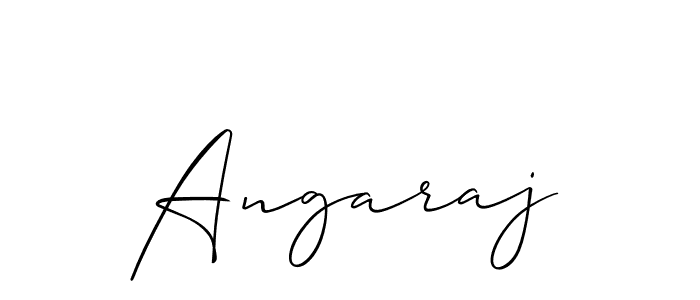 It looks lik you need a new signature style for name Angaraj. Design unique handwritten (Allison_Script) signature with our free signature maker in just a few clicks. Angaraj signature style 2 images and pictures png