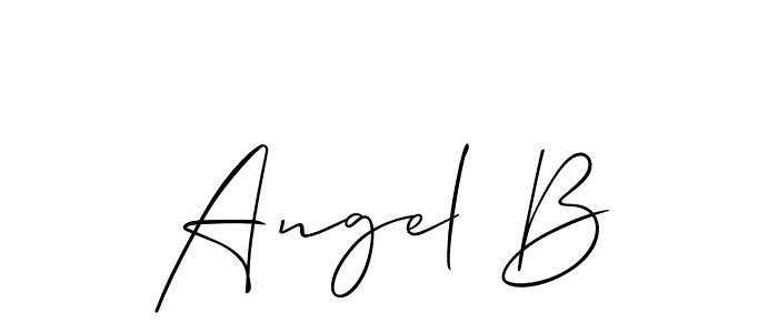Check out images of Autograph of Angel B name. Actor Angel B Signature Style. Allison_Script is a professional sign style online. Angel B signature style 2 images and pictures png