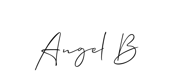 Check out images of Autograph of Angel B name. Actor Angel B Signature Style. Allison_Script is a professional sign style online. Angel B signature style 2 images and pictures png