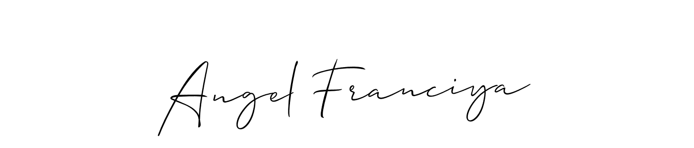 You can use this online signature creator to create a handwritten signature for the name Angel Franciya. This is the best online autograph maker. Angel Franciya signature style 2 images and pictures png