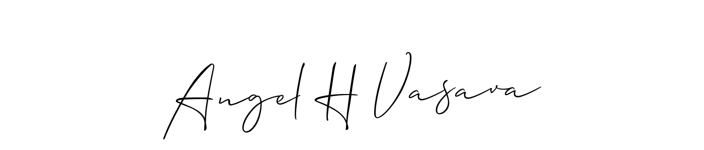 Once you've used our free online signature maker to create your best signature Allison_Script style, it's time to enjoy all of the benefits that Angel H Vasava name signing documents. Angel H Vasava signature style 2 images and pictures png